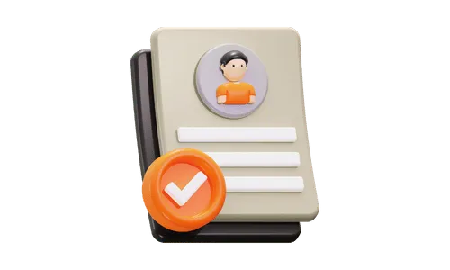 User registration and profile setup illustration